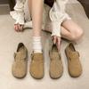 Zapatos de Plataforma para Mujer, Nuevos Zapatos sin Cordones Primavera y Otoño 2025, Mocasines Originales Estilo Birkenstock