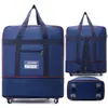 Maleta de Equipaje Universal Plegable con Ruedas Expansible 158 Maleta de Facturación para Aerolínea Capacidad Extra Grande Bolsa para Estudiar en el Extranjero Mudanzas Viajes