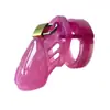 Cerraduras de Castidad de Plástico para Hombres Juguetes Alternativos Negro Transparente Rosa Largos y Cortos Productos para Adultos Fabricantes