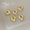 Cor Cobre Preservação de Cor Flores Frescas Coração Estrelas Recorte Pingente Contas Espaçadoras Pingente Acessórios DIY Acessórios para Colar Artesanal