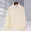Sudadera con Media Cremallera y Cuello Alto Ropa de Trabajo Personalizada con Logo Impreso para Equipos Corporativos, Estilo Pulóver de Manga Larga Uniforme de Trabajo