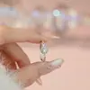 Anillo de Plata de Ley S999 Qianjia Cuadrado Dulce Circonita para Mujer Lujo Ligero Gama Alta Nuevo Estilo Popular Anillo Abierto Envío Directo