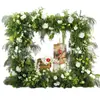 Decoración Navideña Grande Hy-Dk12 con Plantas Verdes Simuladas para Ambiente de Fachada de Tienda y Fondo para Fotos