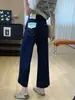 ¡Pantalones Cropped de Bolsillos Amplios! Pantalones de Mezclilla Delgados Elásticos en Cuatro Direcciones, Elegantes y Adelgazantes, No Aprietan las Piernas, Pantalones Rectos para Verano
