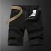 Calças Casuais Masculinas Finas e Modernas de Verão, Shorts de 5 Pontos Lisos para Homens, Adequado para Uso ao Ar Livre