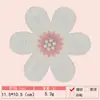 Gancho de Mão Imitação Cor Macaron Toalha Imitação Caxemira Flor Bordada Tecido Patch Roupas Femininas Roupas Infantis Patch Decorativo Patch