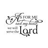 LORD eslogan de letras inglesas elegantes pegatina de pared blanco y negro sala de estar sencilla dormitorio decoración de pared de fondo pegatina autoadhesiva