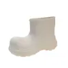 26 Años de Nuevos Modelos de Botas de Lluvia, Gruesas para Exterior, Lindas, Versátiles, Zapatos de Payaso, Impermeables, Antideslizantes, Botas Largas al por Mayor