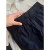 Pantalones casuales de pierna recta, de dobladillo curvo, de alta calle, de secado rápido, de moda de verano para hombre, estilo americano, únicos, holgados, sencillos, de trabajo