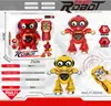 [Personalizable] Robot de Baile con Control Remoto Infrarrojo Más Vendido Transfronterizo con Luces y Música Juguetes para Niños Venta al por Mayor