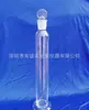 Probeta de vidrio con tapón de vidrio 25ml, 50ml, 100ml, 250ml probeta de vidrio con escala escala clara