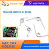 Mola de torção de roda de pesca, mola de torção de aço inoxidável, mola dupla de brinquedo, aparelho elétrico, processamento de flip com gancho, mola de torção de formato especial