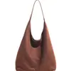 Bolso de mano de terciopelo grande de dos en uno estilo retro para el día a día, bolso de hombro de invierno, bolso de gamuza versátil estilo 2026