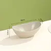 Tazón de Plástico para Comida Creativo Tazón Yuanbao Tazón para Ensalada Fruta Tazón para Dumplings Wontons Hogareño Gran Capacidad Tazón para Ramen Tazón para Fideos
