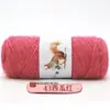 Bola de Lana de Ardilla 75g Pelo Largo Medio Grueso Seda Brillante Aguja de Crochet Tejer Sombrero Bufanda Paquete de Materiales Venta al por Mayor