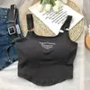 Camisola Bordada con Letra Pure Desire Ropa Interior para Mujer Ropa de Chica Hot Ajustada Camisola Corta Top para Mujer