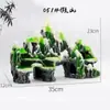Decoración de Paisaje de Resina para Acuario, Suministros Simulados para Peceras, Decoración para Tanque de Tortugas y Peces, Juego de Cuevas Escondite para Camarones de Acuario al por Mayor
