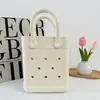Bolso de Mano Transfronterizo Eva Bolso con Agujeros Modelo Caliente 2025 Ligero Impermeable Dibujos Animados Bolso de Playa para Mujer Almacenamiento Portátil