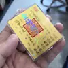 Pegatinas para Teléfono de Oro Puro 999 Personalizadas, Láminas de Oro Hechas a Medida para Atraer Riqueza, Pequeños Regalos, Procesamiento y Personalización Según Sus Diseños y Muestras