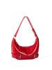 Bolso de Hombro de Diseño de Nicho Estilo Motociclista Dongdaemun Corea del Sur 2025 Nuevo de Moda Versátil de Gama Alta para Mujeres