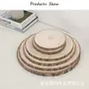 Rodajas de Madera Natural del Fabricante para Materiales de Pintura DIY, Decoración de Jardín de Infancia, Rodajas de Madera Maciza con Veta de Madera, Artesanías de Madera Minimalistas Modernas