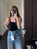 Item essencial combinando: Camisole para todas as estações com bojos, disfarçando protuberâncias laterais do seio, top base feminino, novo modelo 26 H082113
