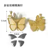 Broche de Brocado de Canção Base Suporte Base em Branco Feito à Mão DIY Costura de Tecido Dourado Fosco Vazio em Branco Artesanato Acessórios Adesivos Materiais