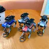 Criativo novo chaveiro de cachorrinho mecânico de voo de baixa altitude, divertido brinquedo transformável para alívio do estresse para estudantes, pequeno pingente atacado
