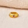 Estilo Chinês Retrô Pedra Espaçadores com Múltiplos Furos para Pulseira Colar DIY Acessórios de Joia Forte Retenção de Cor