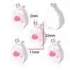Lindo accesorio de resina miniatura realista taza de fruta colgante DIY para bolsa llavero de teléfono adorno W790