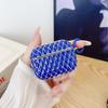 Galvanoplastia gravação a laser pequeno carneiro ponto de diamante adequado para Airpods pro2 fone de ouvido Bluetooth sem fio compartimento de carregamento capa protetora