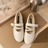 Zapatos nuevos de suela blanda, zapatos Mary Jane de cuero estilo ballet, zapatos planos para mujer 2026, mocasines bajos de otoño, Birkenstock
