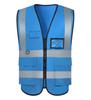 Chaleco de Seguridad Tira Reflectante Transpirable Ropa de Trabajo Personalizada Limpieza de Propiedad Ropa Fluorescente Clip para Caballo Personalizado