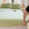 Lençóis de Cama Tipo Naked Sleeping para Maternidade e Bebê, Peça Única Ajustada, Algodão Puro, Colcha com Borda Totalmente Envolvente, Algodão Lavado, Lençóis de Cama, Lençóis de Cama Ajustados de Algodão Puro, Conjunto de Três Peças