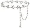 Cadena de Cintura Transfronteriza Moda Femenina Versátil Decorativa Cadena Metálica para Pantalones Cinturón de Vestido Bohemio Retro Venta al por Mayor