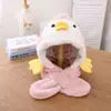 Conjunto de Gorro y Bufanda para Niños para Otoño e Invierno, Gorro Lindo y Súper Adorable para Niños y Niñas, Gorro Engrosado y Cálido con Protección para Orejas de Bebé