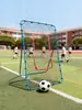 Gol de Rebatida de Futebol 4x7 Pés Treinamento Infantil Portátil Rede de Futebol para Exterior Estrutura de Gol Dobrável para Casa