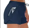 Amazon Transfronterizo 2025 Pantalones Cortos Deportivos para Correr para Mujer de 5 pulgadas Secado Rápido Ligeros para Fitness con Cremallera