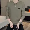Sudadera de alta gama para hombre de comercio exterior, top de moda para primavera y otoño, camiseta versátil elegante y moderna, nueva ropa de manga larga para hombre
