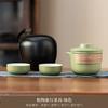 Juego de Té Cerámico Lulao Tetera Portátil para Viaje Infusión Rápida Tetera para Exteriores Hotel Casa de Huéspedes Regalo de Negocios Logo Personalizado
