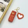 Llavero de Bolsita para Labial Transfronteriza, Fácil de Llevar, Bolsita para Labial con Lentejuelas y Brillo con Espejo, Colgante de Bolsa, Bolsita para Labial