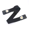 Cinturón de Jeans de Fábrica Original Elástico Invisible Versátil Ajustable para Hombres y Mujeres Cinturón Perezoso sin Perforaciones