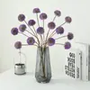 Flor Falsa de Flor de Diente de León de Bola de Cebolla de 4 Cabezas de Goma Suave Simulada Planta Verde Adornos de Decoración para el Hogar y la Boda Productos Terminados de Alta Gama Venta al por Mayor