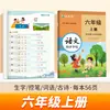 Edición de la Editorial de Educación Popular de Cuadernos de Práctica de Idioma Chino para Grados 1-6, Grados Superiores e Inferiores, Sincronizados con el Libro de Texto, Cuadernos de Caligrafía Regular para Estudiantes de Primaria