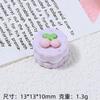 Desenhos animados Macaron Bolo Comida Brincar Creme Cola DIY Feito à Mão Grampo de Cabelo Geladeira Material Resina Acessórios Atacado