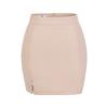 Falda de PU estilo europeo y americano, Otoño e Invierno Nuevo Look Adelgazante de Alta Elasticidad Anti-Exposición Falda Sexy Ajustada a las Caderas Falda Línea A