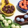 Grãos de Gelatina Multi-Color com Furo Reto de 16mm Contas Artesanais DIY Acessórios de Contas Soltas Corrente para Celular Chaveiro para Carro Brincos Joias