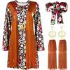 Traje de Pantalón Profesional de Manga Larga de Tres Puntos Retro Étnico Tribal de Seda de Leche Poliéster para Mujer Verano 2025 Transfronterizo Africano