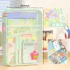 Bolsa de Arquivo em Tela Transparente Multicamadas com Zíper Bolsa de Classificação por Assunto A4 Armazenamento de Provas de Aluno Bolsa para Tutoria