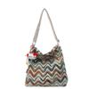 Bolso de Mano de Estilo Étnico para Mujer 2024 Nueva Llegada Gran Capacidad Combinable Bolso de Hombro Moderno a la Moda Bolso Tote Cruzado Comercio Exterior